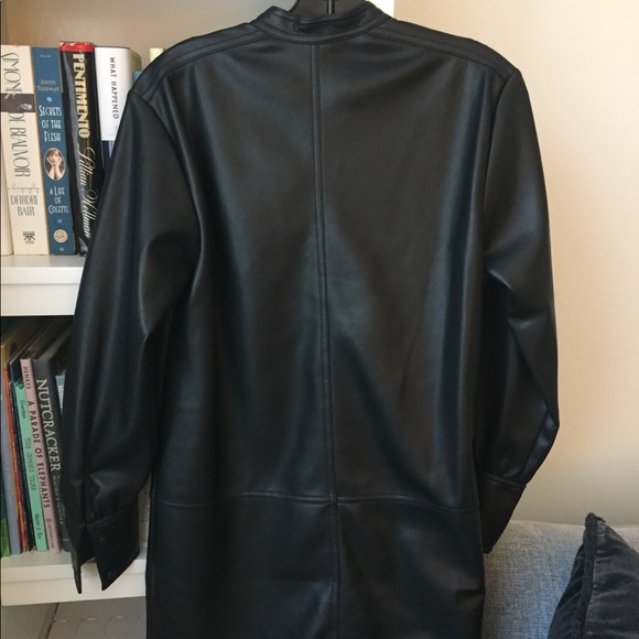 Rebecca Taylor Vegan Leather Dress - Picture 4 of 10